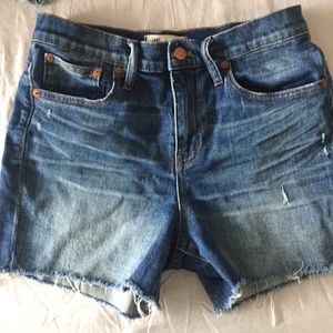 Madewell High Rise Shorts